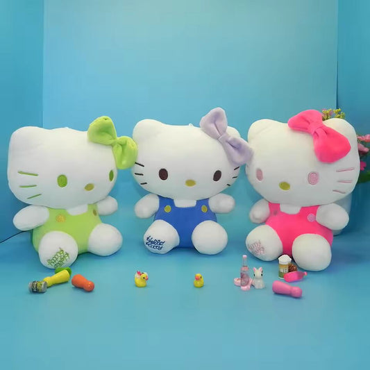 20cm Sanrio Plush Doll Toys Kawaii Hello Kity Plushies Cute Stuffed Animal Hello Kity Plush Toys Birthday Gifts For Children